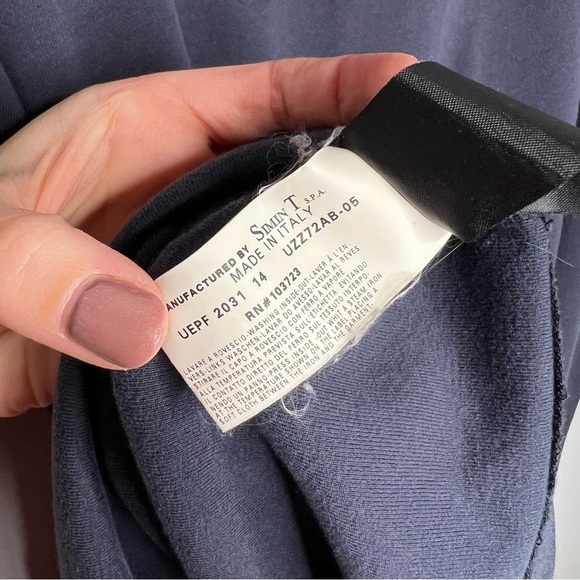 Giorgio Armani Cotton Polo Navy Button Down Shirt - Picture 7 of 8